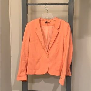 H&M coral blazer | US 12